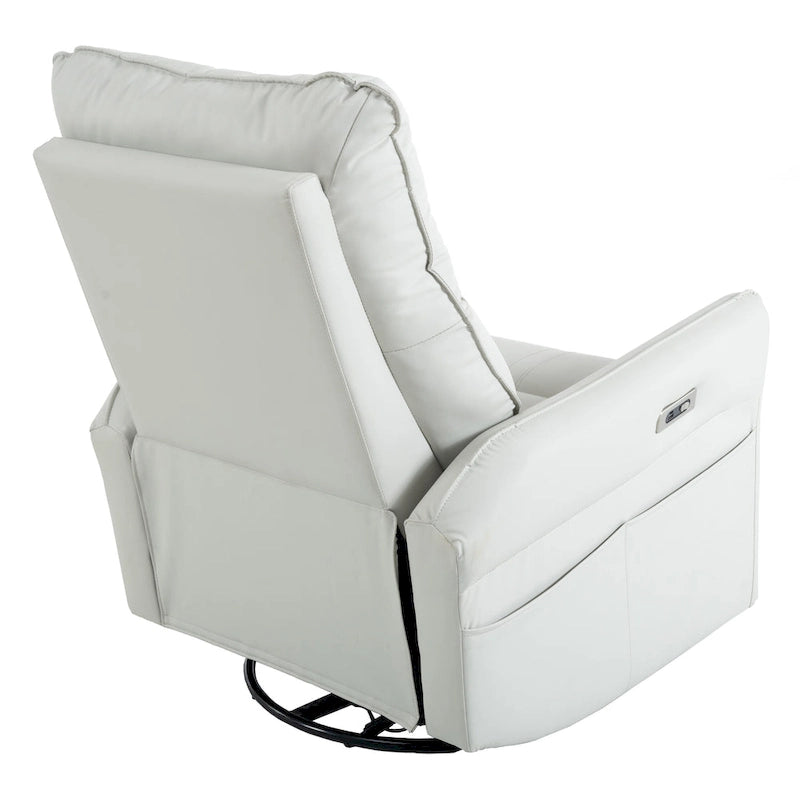 Fauteuil inclinable électrique pivotant 270° avec ports USB
