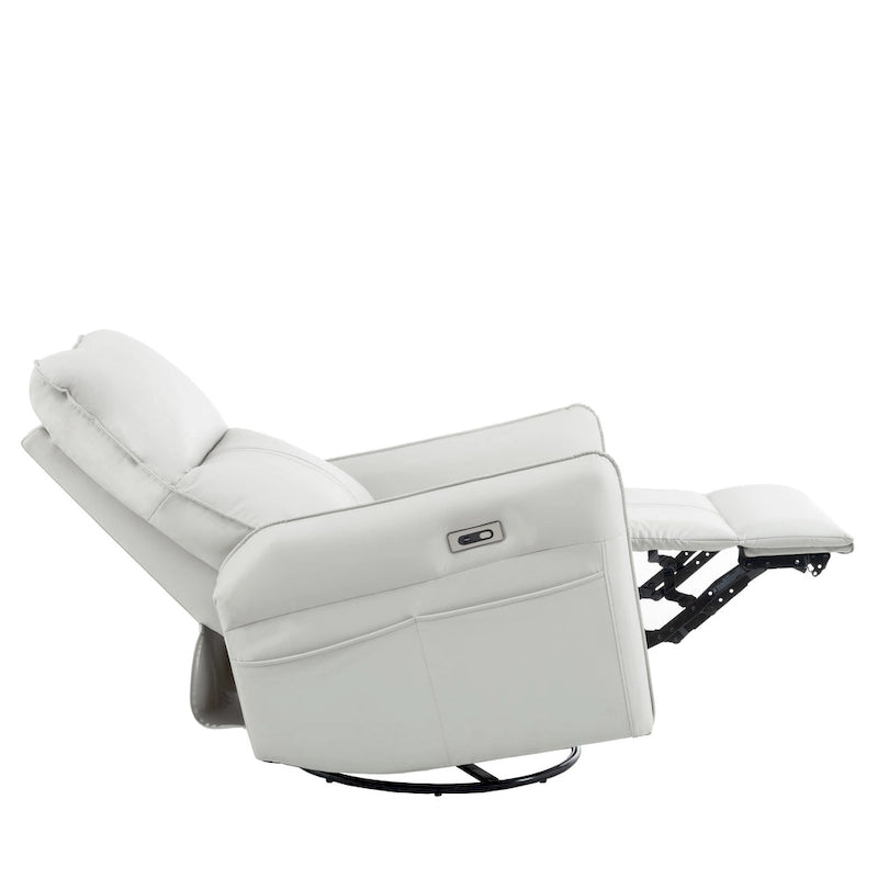 Fauteuil inclinable électrique pivotant 270° avec ports USB
