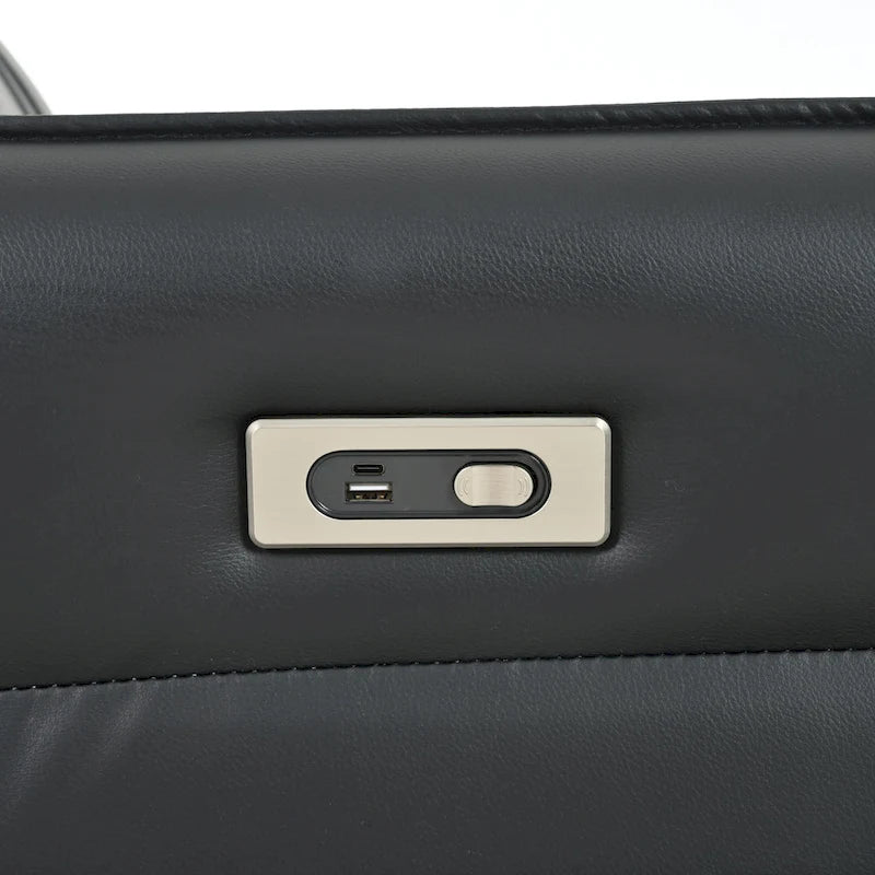 Fauteuil inclinable électrique pivotant 270° avec ports USB
