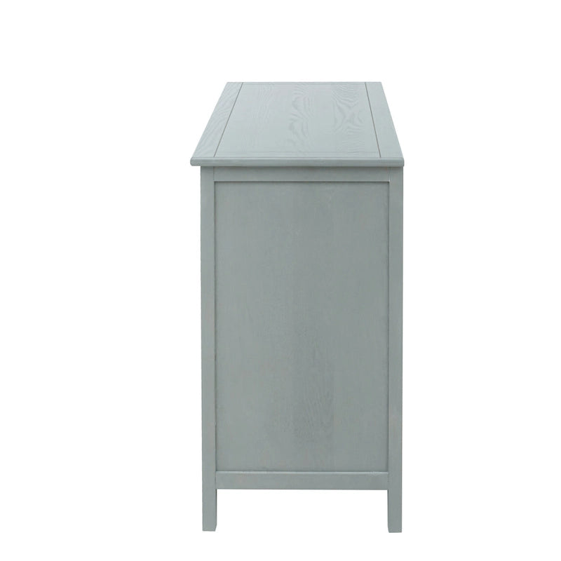 Commode verticale à 3 tiroirs de style américain avec poignée dorée pour chambre à coucher, salon