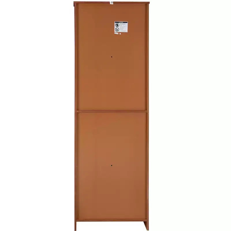 Armoire de rangement haute de 183 cm avec 8 portes et 4 étagères pour salon, cuisine ou bureau
