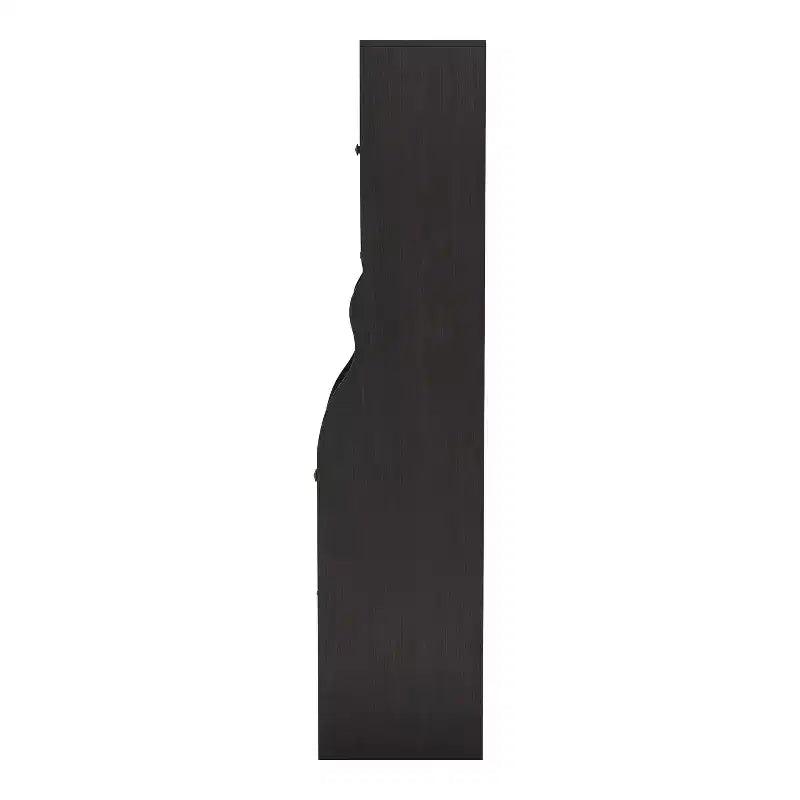 Meuble colonne avec tiroir, 70,8 po, Espresso – Meuble de rangement de style transitionnel avec tablettes ajustables