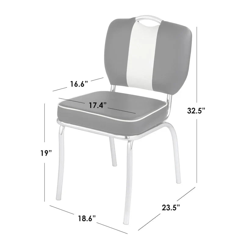 Ensemble de salle à manger rétro 5 pièces Raleigh Simple Living