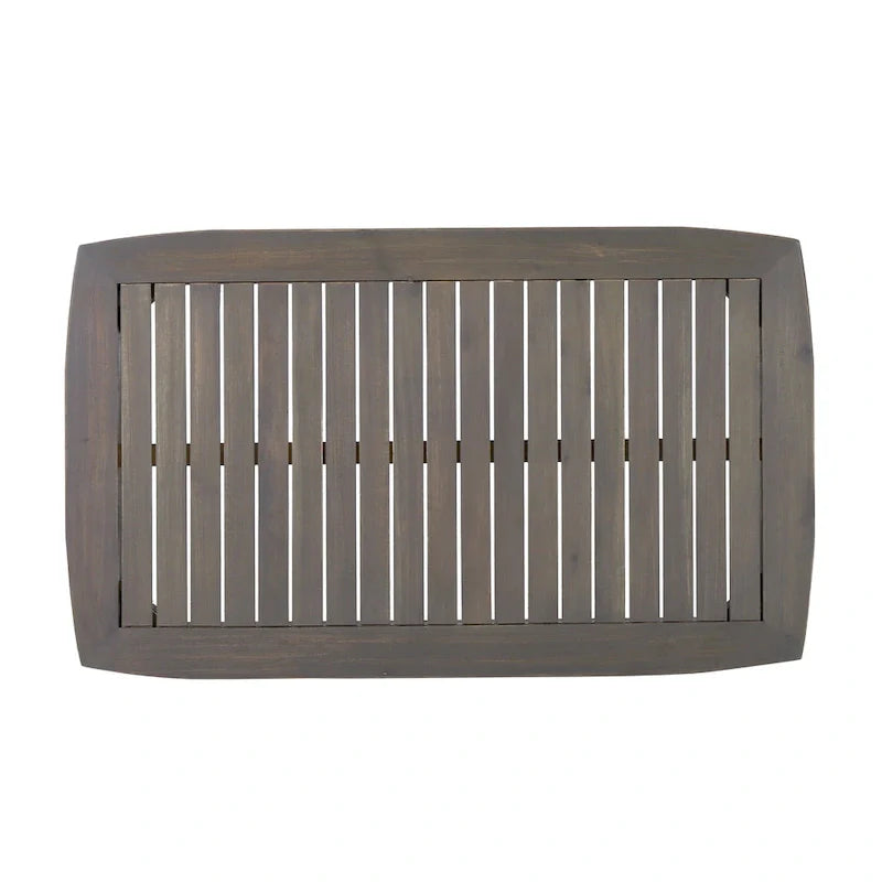 Ensemble de conversation d'extérieur 4 places en bois d'acacia Willowbrook par Christopher Knight Home