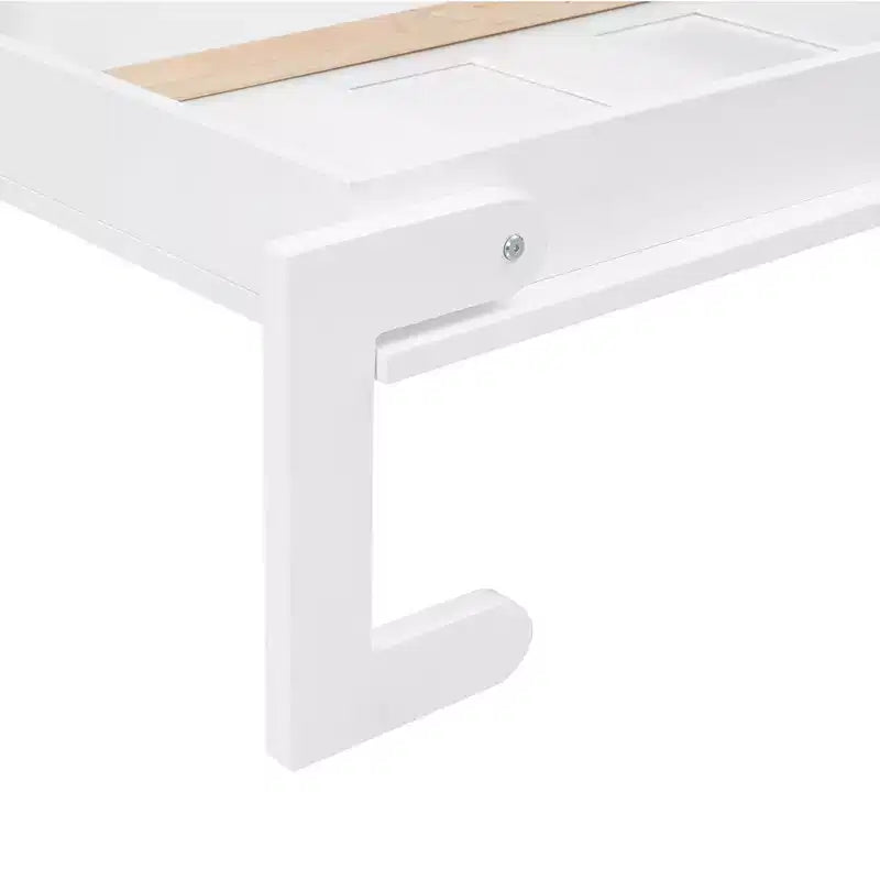 Lit escamotable double avec éclairage LED, peut être plié en armoire, armoire-lit murale dissimulée pour chambre d'amis