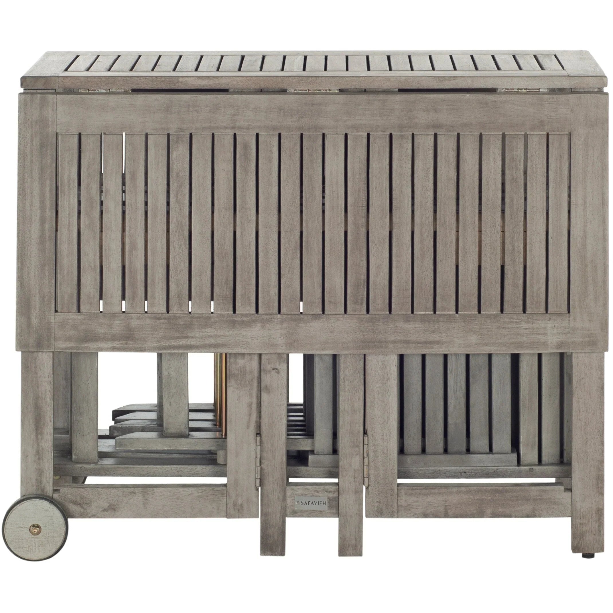 Ensemble de table à manger d'extérieur SAFAVIEH Outdoor Brandy 5 pièces - 43Lx35Px29H