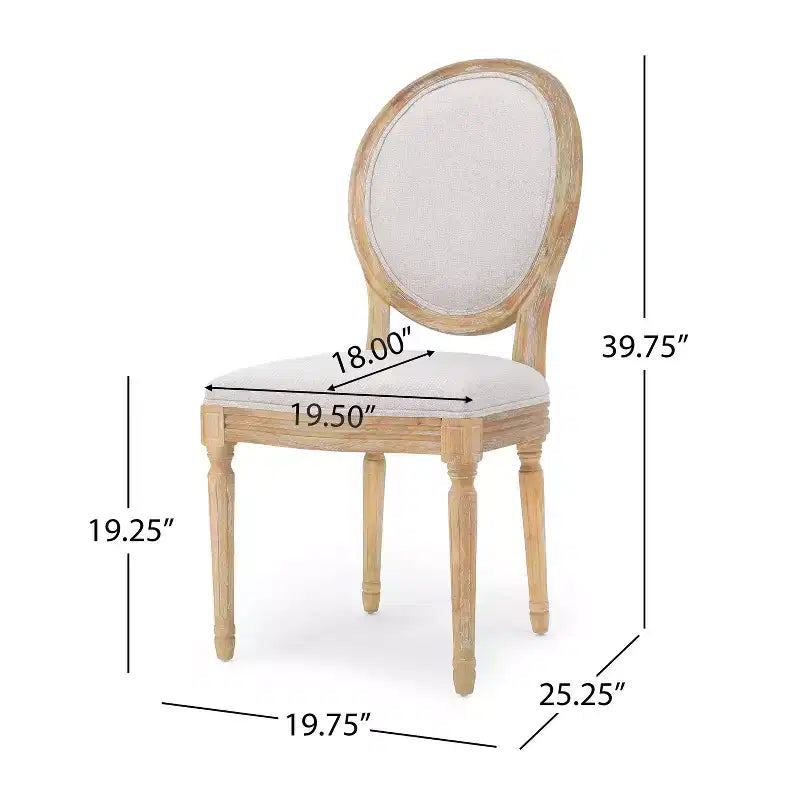 Lot de 2 chaises de salle à manger Phinnaeus - Christopher Knight Home