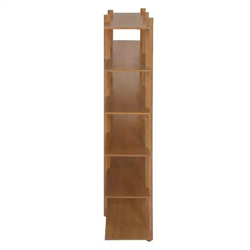 Christopher Knight Home Elliot Étagère de rangement moderne à 6 niveaux en bois avec étagères ouvertes