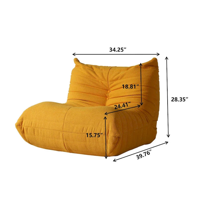 Canapé de sol, canapé paresseux doux, fauteuil poire pour salon