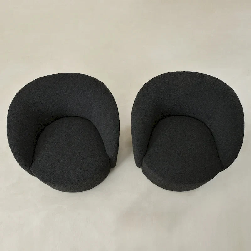 Fauteuil pivotant rembourré KINWELL de 86 cm de large (lot de 2)