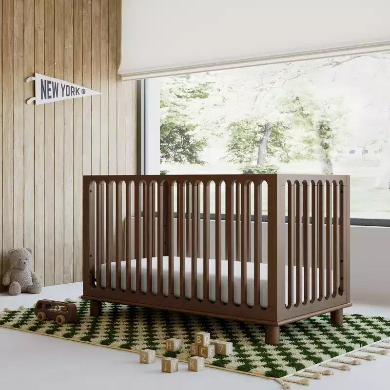 Lit de bébé convertible 3-en-1 de luxe Storkcraft Sicily avec barrière de sécurité pour tout-petit