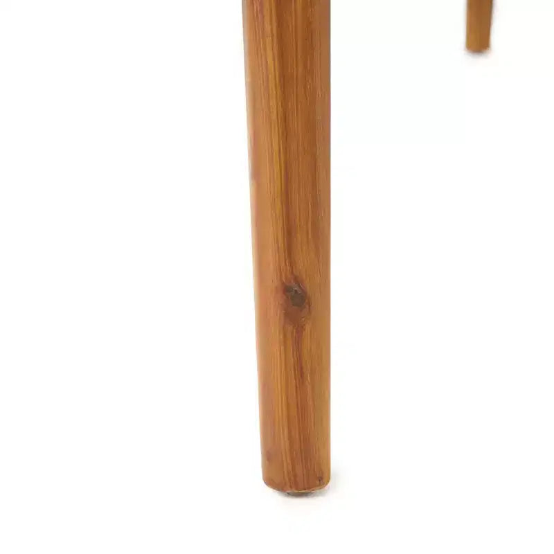 Ensemble de salle à manger d'extérieur 7 pièces extensible avec chaises empilables, table en bois d'acacia