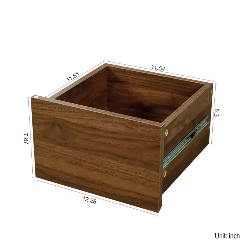 Buffet GDFStudio Hikaru moderne avec portes coulissantes en verre et tiroirs