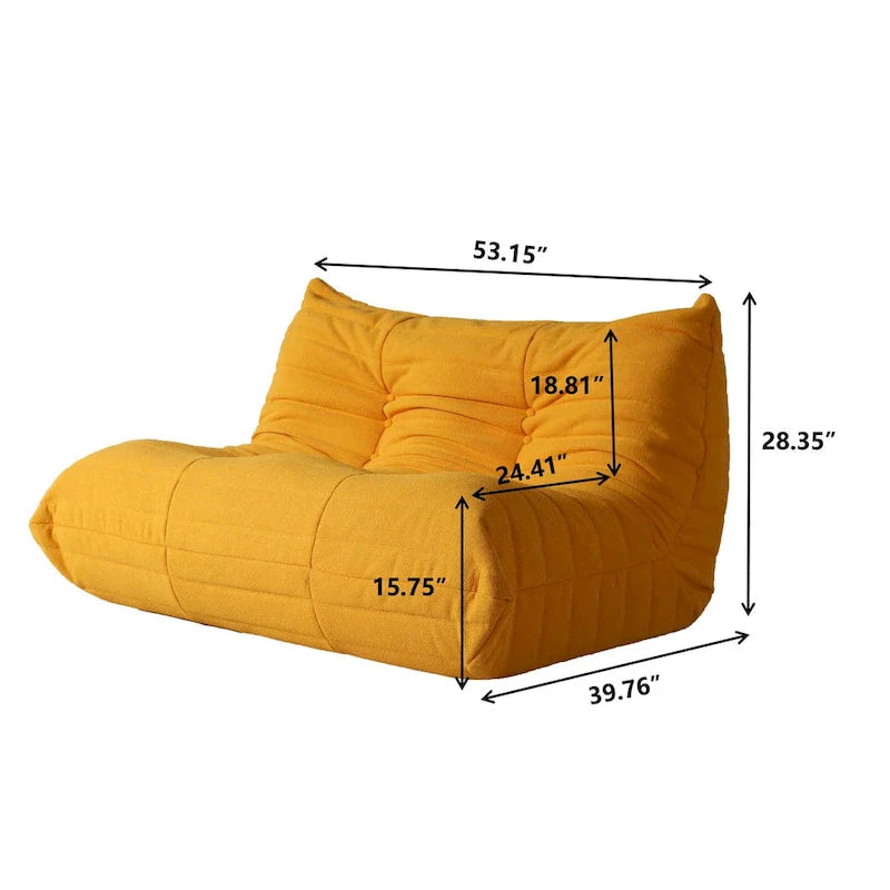 Canapé de sol, canapé paresseux doux, fauteuil poire pour salon