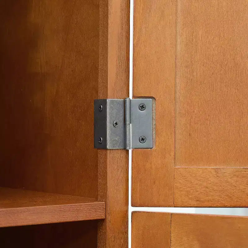 Armoire de rangement haute de 183 cm avec 8 portes et 4 étagères pour salon, cuisine ou bureau