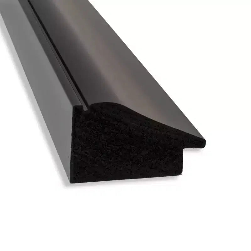 Miroir pleine longueur en noyer non biseauté pour porte, 51,5" x 17,5"
