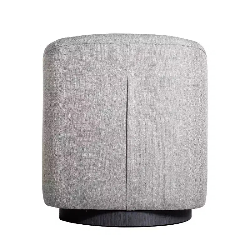 Fauteuil d'appoint rembourré de style club avec base pivotante à 360° recouverte de vinyle et accoudoirs inclinés