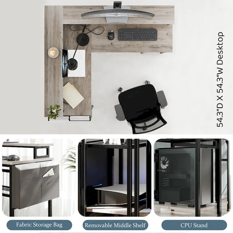 Futzca Bureau d'angle pour la maison