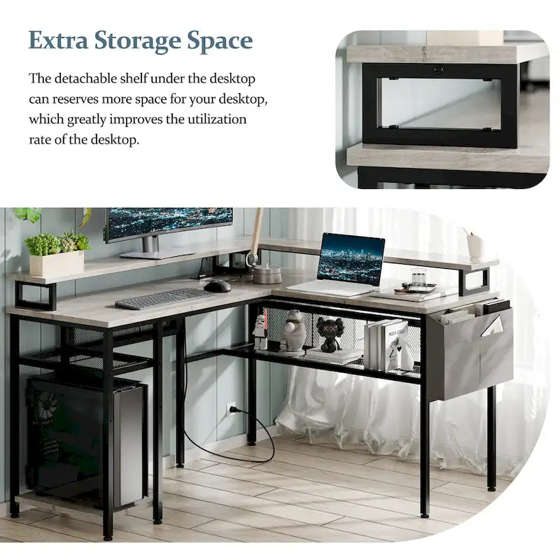 Futzca Bureau d'angle pour la maison