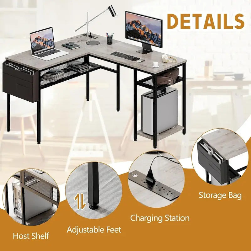Futzca Bureau d'angle pour la maison