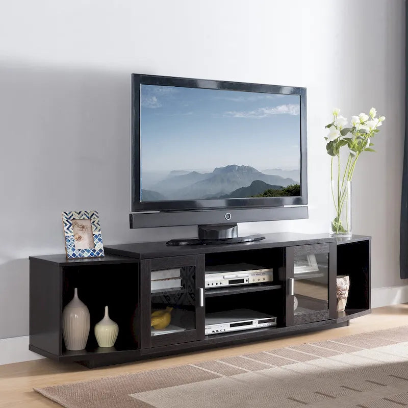 Meuble TV console multifonctionnel Rasa Contemporary de 72 po de Furniture of America