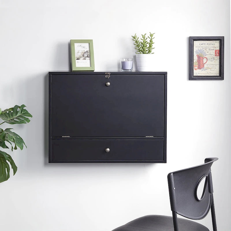 Bureau pliable mural pour ordinateur portable SEI Furniture