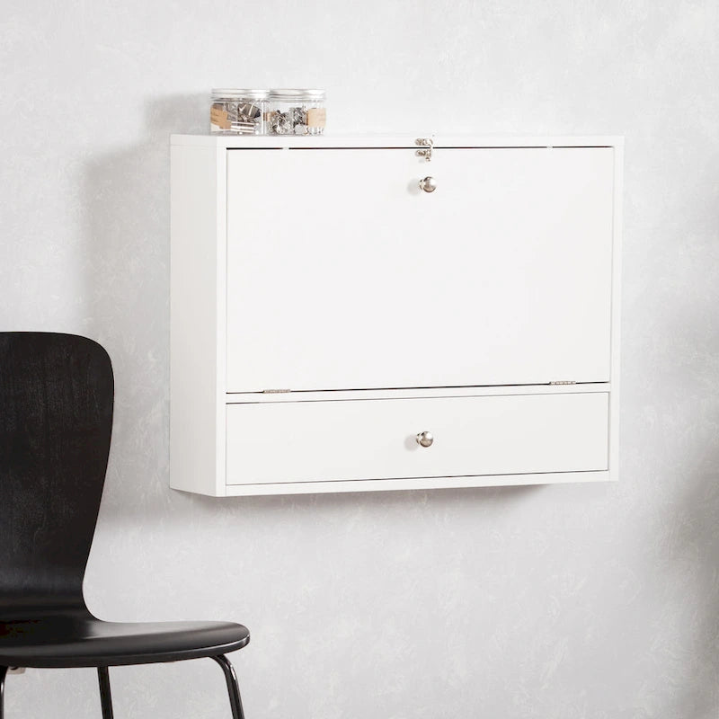 Bureau pliable mural pour ordinateur portable SEI Furniture