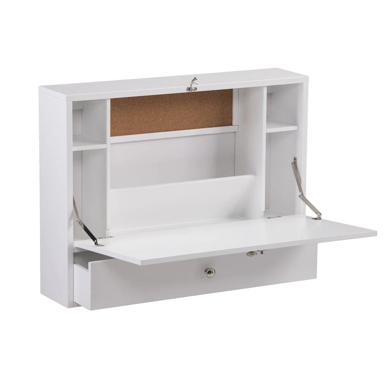 Bureau pliable mural pour ordinateur portable SEI Furniture