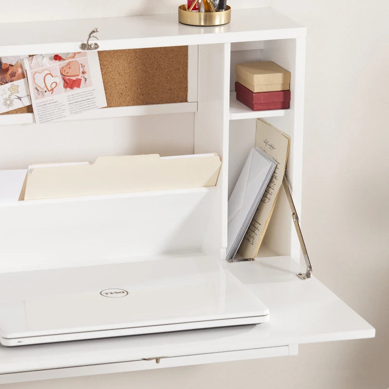 Bureau pliable mural pour ordinateur portable SEI Furniture