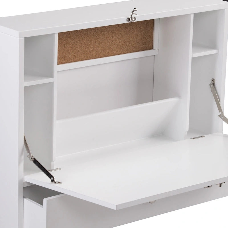 Bureau pliable mural pour ordinateur portable SEI Furniture
