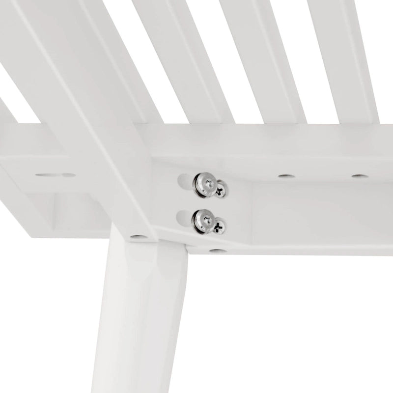 Banc d'entrée double en bois Plank and Beam Mid Century - 56,3 L x 16,5 l x 17,5 H