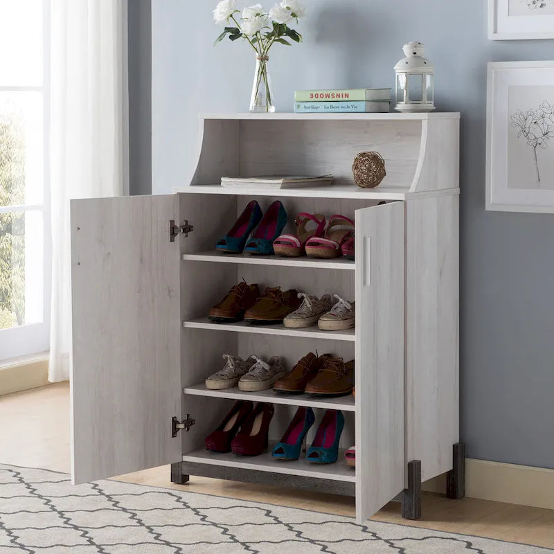 Meuble à chaussures contemporain 5 tablettes Sost par Furniture of America
