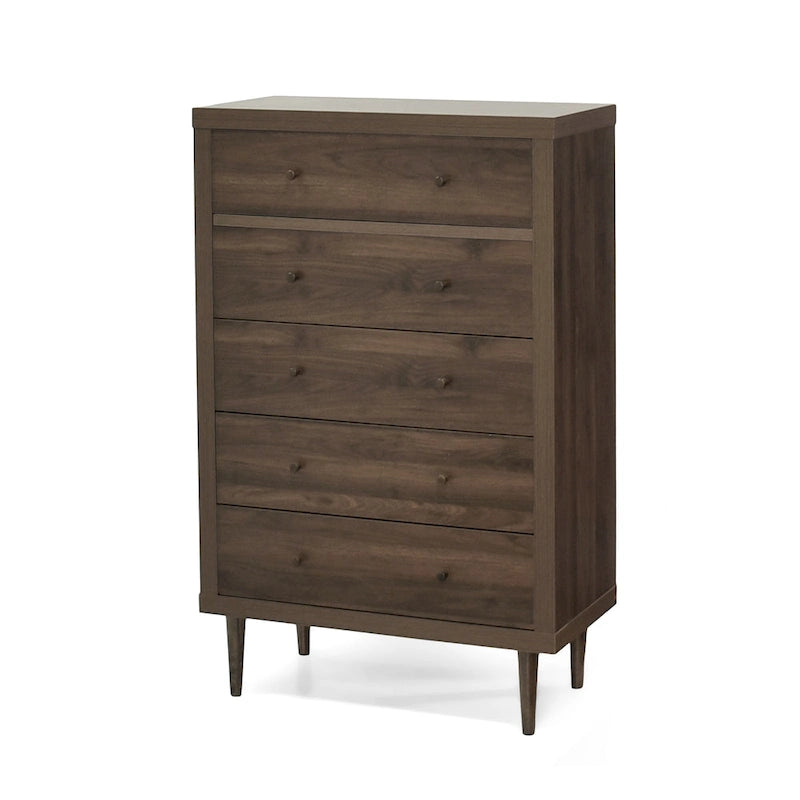 Commode à 5 tiroirs Nystrom Mid-Century Modern de Christopher Knight Home