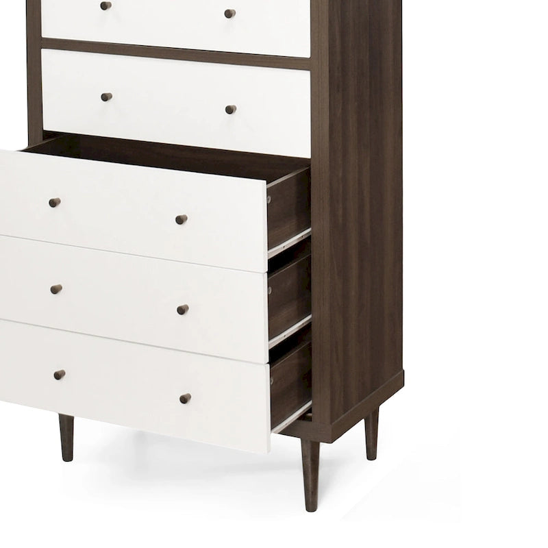 Commode à 5 tiroirs Nystrom Mid-Century Modern de Christopher Knight Home