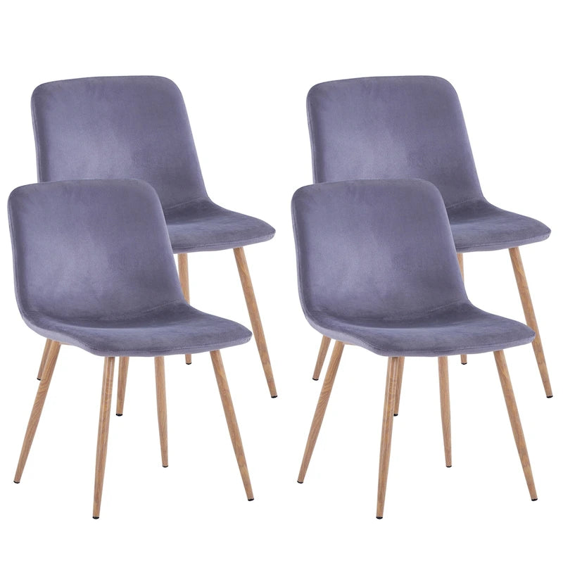 Ensemble de 4 chaises de salle à manger modernes, nouvelle technologie
