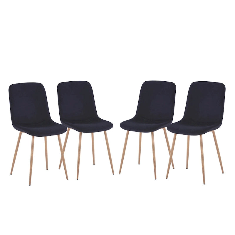 Ensemble de 4 chaises de salle à manger modernes, nouvelle technologie