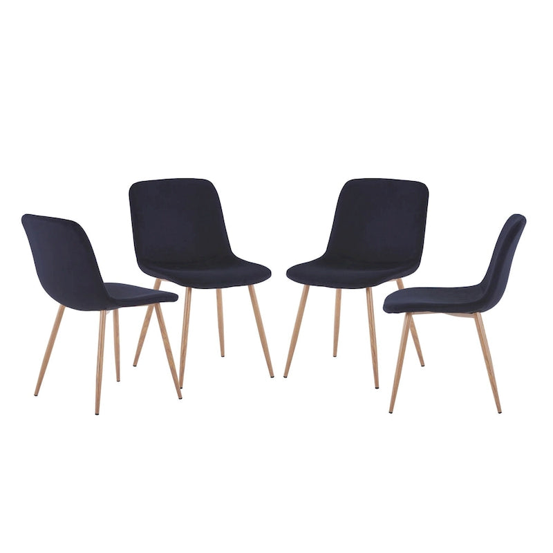 Ensemble de 4 chaises de salle à manger modernes, nouvelle technologie