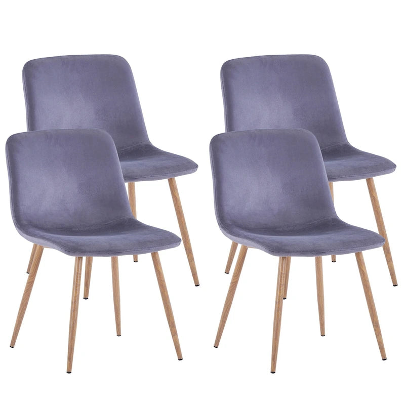 Ensemble de 4 chaises de salle à manger modernes, nouvelle technologie