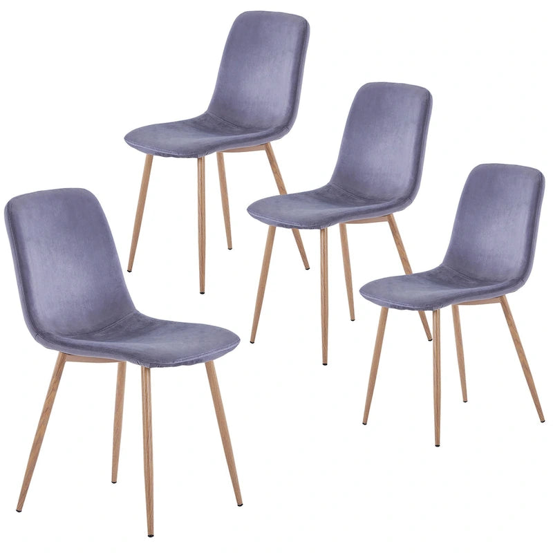 Ensemble de 4 chaises de salle à manger modernes, nouvelle technologie