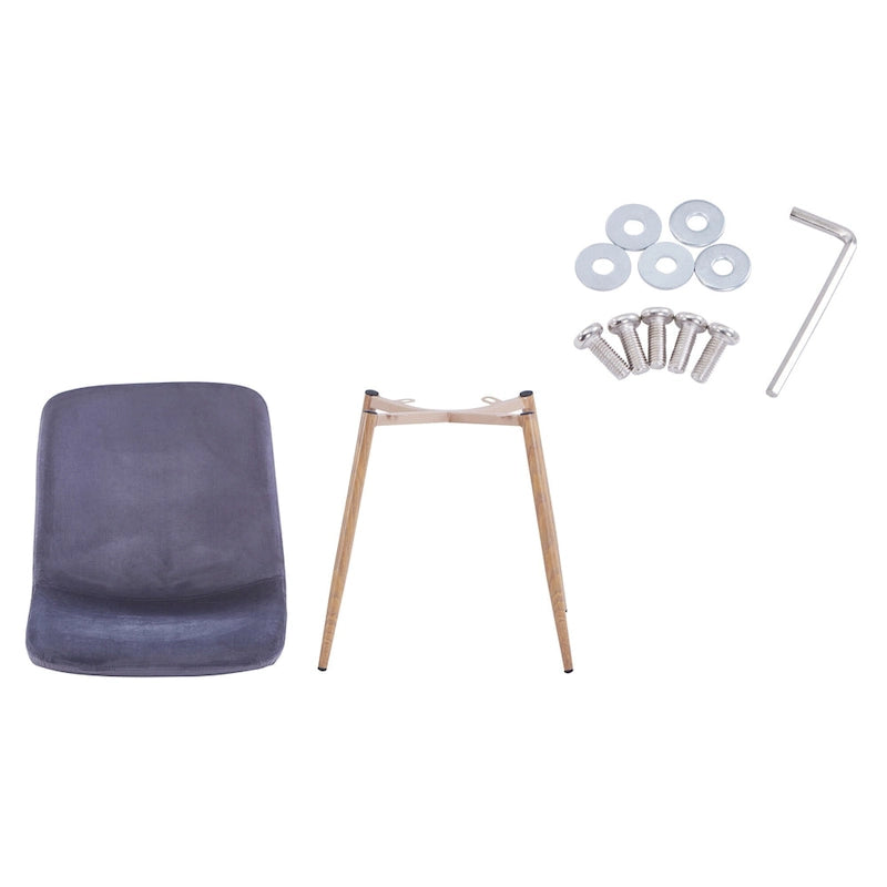 Ensemble de 4 chaises de salle à manger modernes, nouvelle technologie