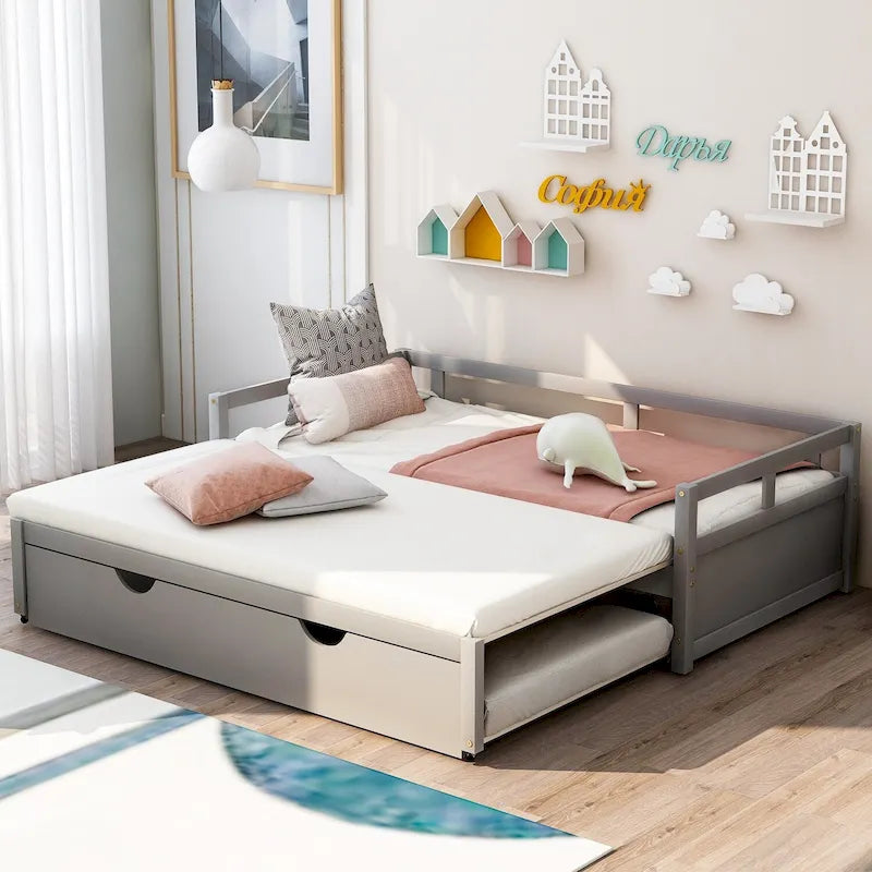 Extension de lit de repos avec lit gigogne