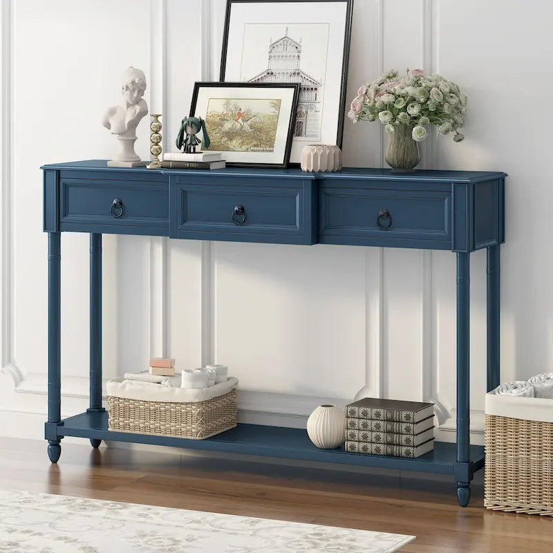 Console avec 3 tiroirs pour entrée - 13,00 x 52,00 x 34,30