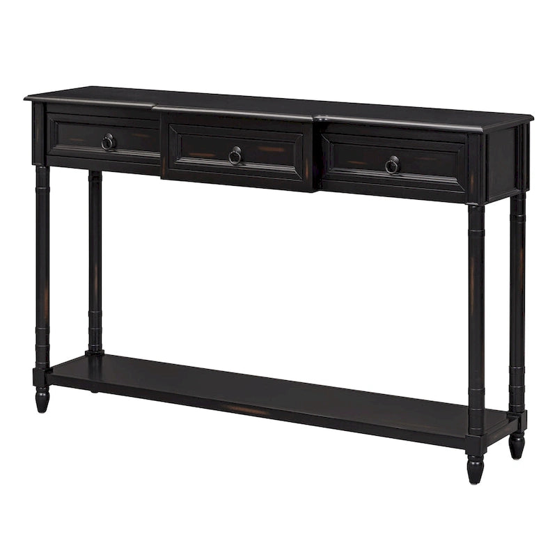 Console avec 3 tiroirs pour entrée - 13,00 x 52,00 x 34,30