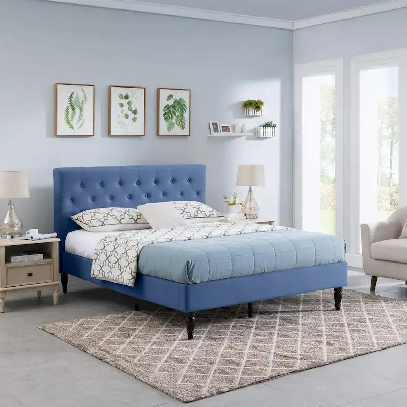 Lit queen plateforme rembourré Atterbury par Christopher Knight Home