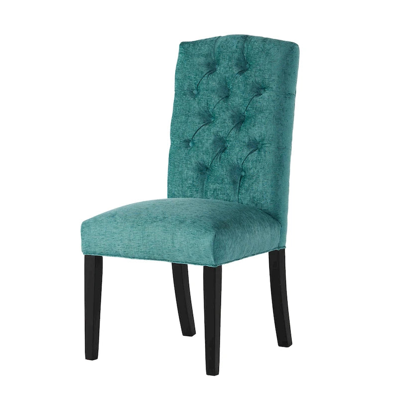 Chaises de salle à manger capitonnées en tissu Crown (lot de 2) par Christopher Knight Home