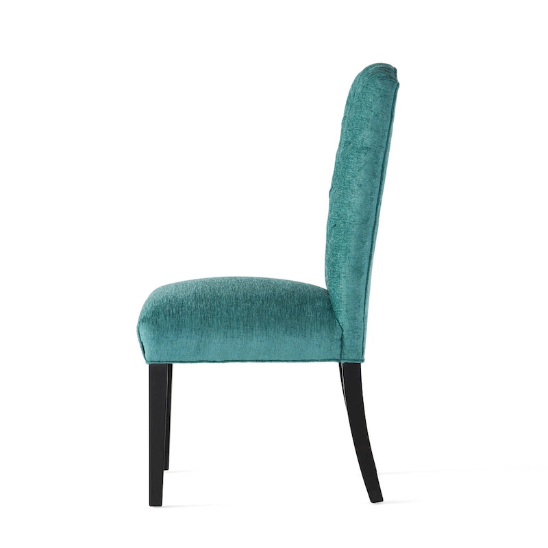 Chaises de salle à manger capitonnées en tissu Crown (lot de 2) par Christopher Knight Home
