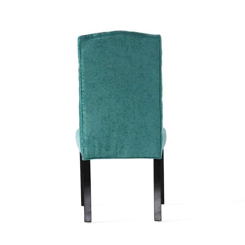 Chaises de salle à manger capitonnées en tissu Crown (lot de 2) par Christopher Knight Home