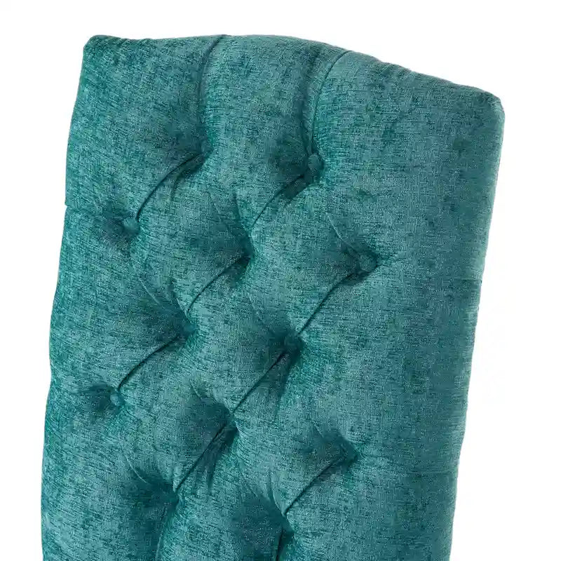 Chaises de salle à manger capitonnées en tissu Crown (lot de 2) par Christopher Knight Home