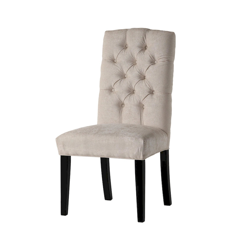 Chaises de salle à manger capitonnées en tissu Crown (lot de 2) par Christopher Knight Home