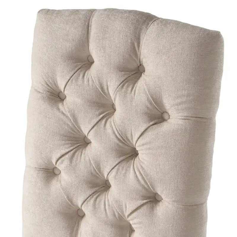 Chaises de salle à manger capitonnées en tissu Crown (lot de 2) par Christopher Knight Home
